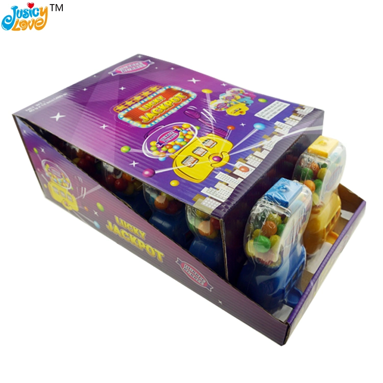 Petit distributeur automatique Bubble Gum ball machine à sous Jackpot Candy Jouets