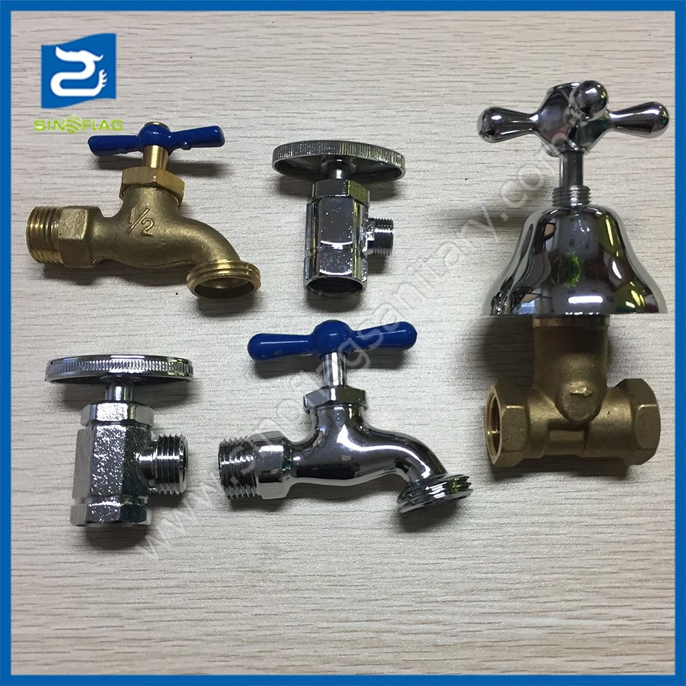 Plumbing Material Nickel Bathroom Toilet Brass Water Angle Valve