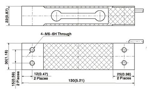 La célula de carga de un solo punto para la báscula de plataforma (B721)