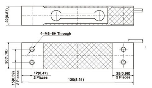 Single Point Load Cell for Platform Scale (B721)