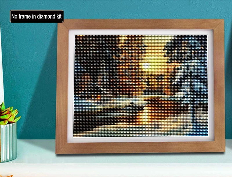 DIY Diamond Art Diamond Malerei Landschaften für Erwachsene und Kinder Diamond Art Landscape für Raumdekor Sonnenuntergang Geschenk