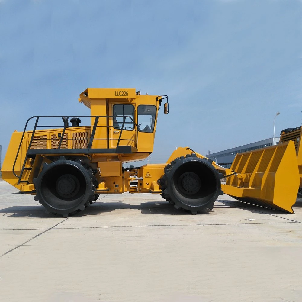 Chinese Changlin Brand 26tons Garbage Compactor Roller Sanitation Equipment Dozer Refuse Sinomach Production