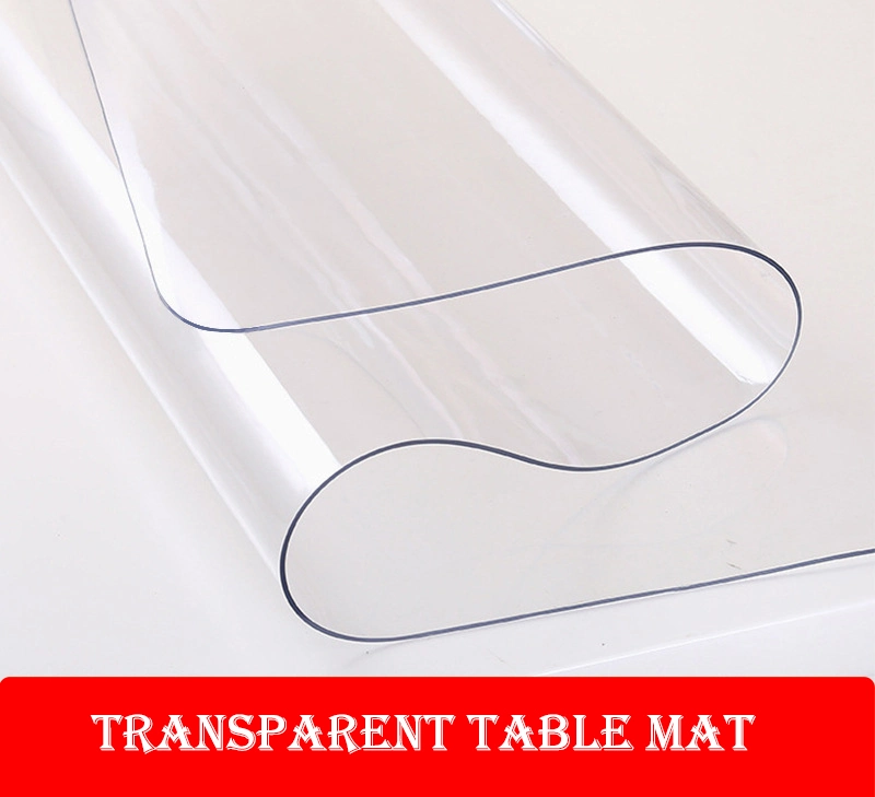 Venta Mayorista/Proveedor caliente transparente de PVC Mantel película protectora de plástico