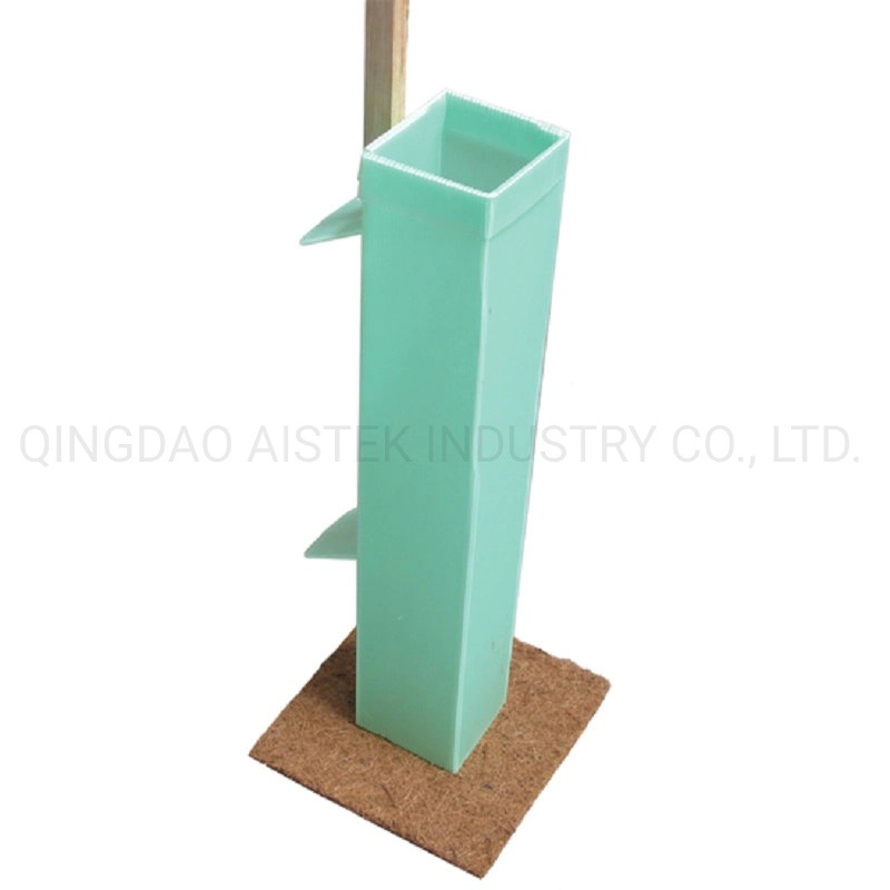 Corrugated Plastic Tree Guards PP Tree Protectors Grape Tree Shelters