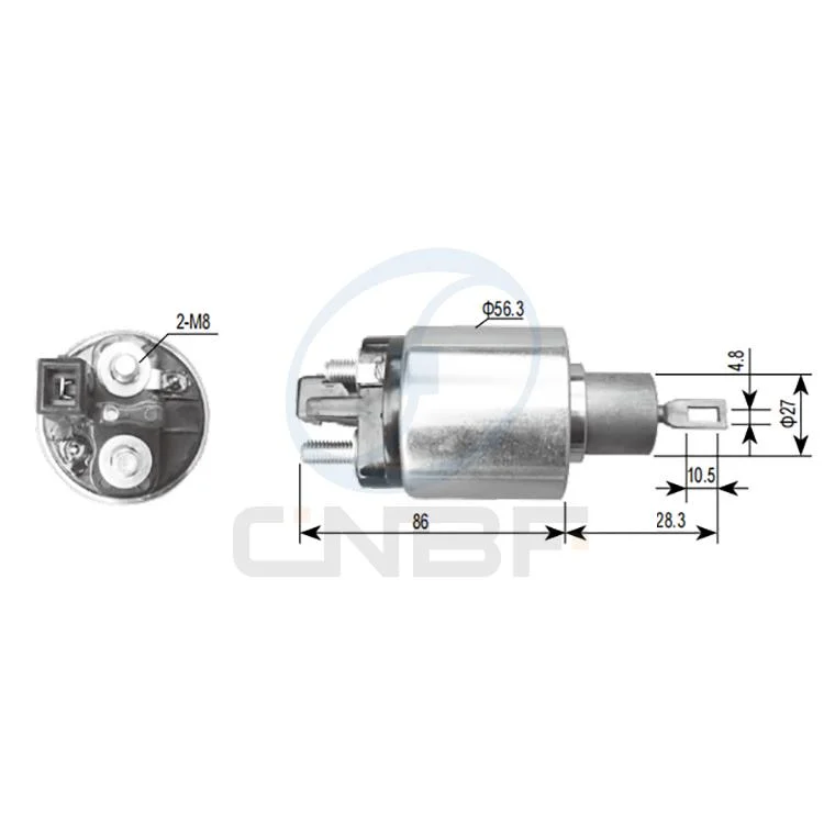 Cnbf pièces détachées pour auto volant 12V commutateur électromagnétique 0-331-302-106