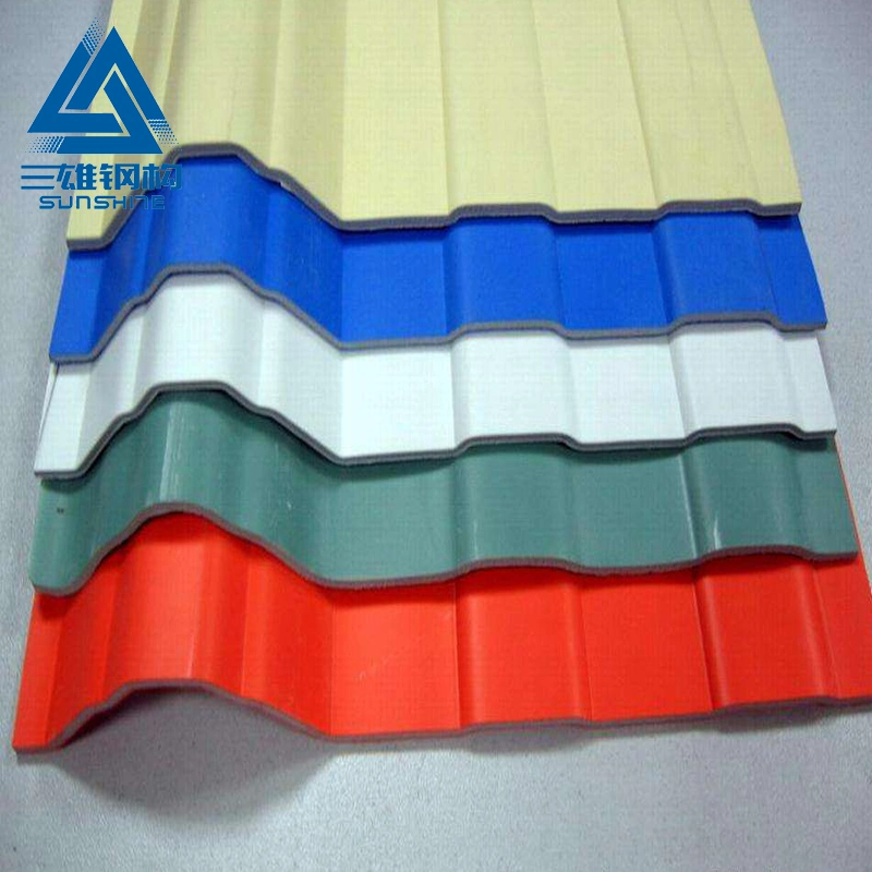 Color Lasting 15 Years Apvc 1050 Residential Housing Roof Tile