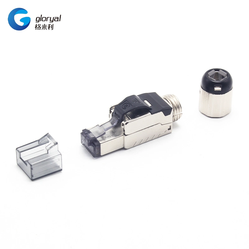 FTP STP RJ45 Cat. 8 o Cat. 7 conector macho modular Toolless