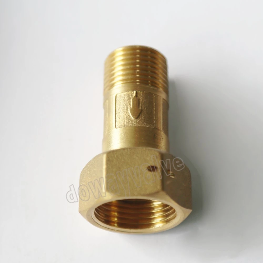 Dzr Brass Water Meter Fitting with Check Valve