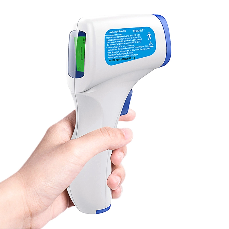 Pistola de temperatura infrarrojo de bolsillo Non-Contact frente High-Precision Termómetro Digital por Infrarrojos de medicina