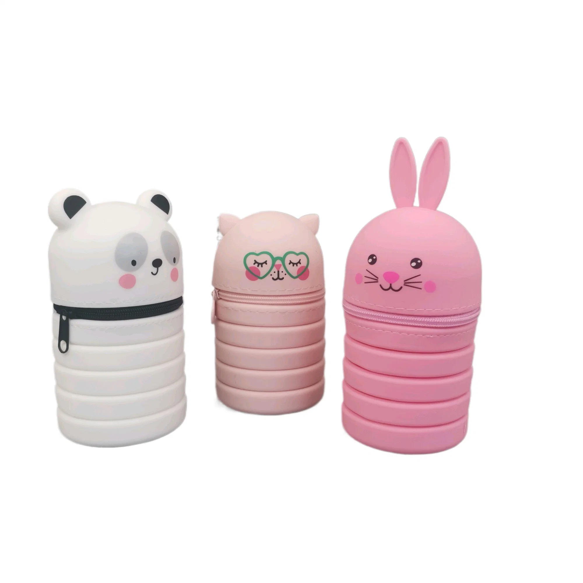 Adjustable Cute Style Silicon Pencil Case & Bag for Teenagers and Children