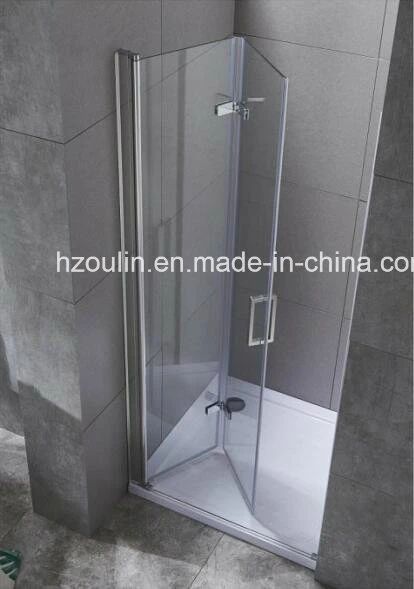 Receptáculo de ducha Bifold supremo puerta con cristal de fácil limpieza