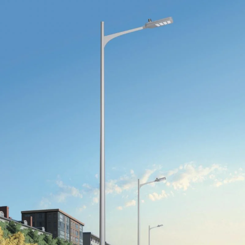 Design moderne éclairage extérieur de rue lampe solaire LED rue Feu de route étanche IP65 léger