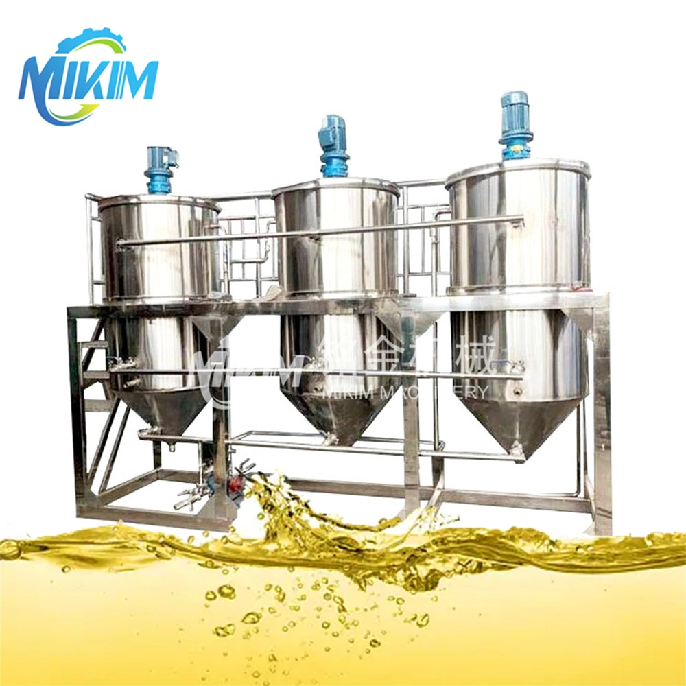 Máquina de Refinar aceite de Coco semilla de cacahuetes de coco de palma de bajo costo Línea de producción de Refinería de aceite Fabricante Cocina comestible Maquinaria de extracción de aceite