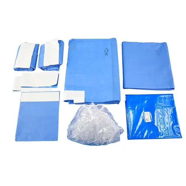 Factory Supply Disposable Medical Cardiovascular Drape Pack for Hospital Procedure