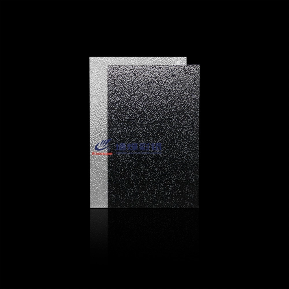 AA1050 AA1060 AA1100 AA3003 de estuco en relieve una lámina de aluminio para panel Frigorífico congelador