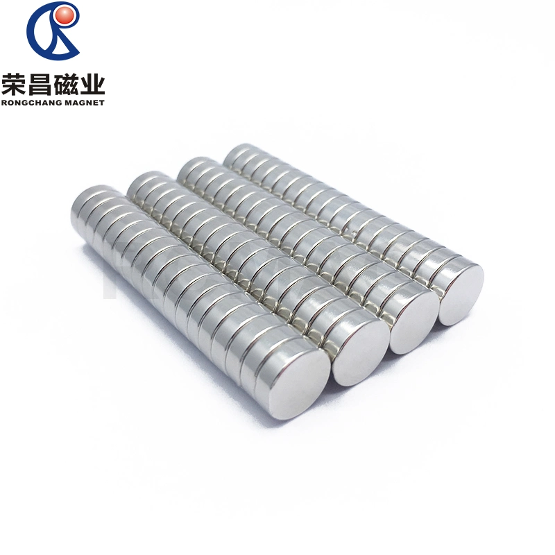 N35 N40 N42 High Grade Rare Earth Cylinder Permanent NdFeB Magnet