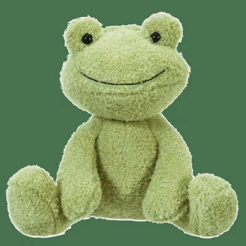 Matcha Grün Niedlichen Kleinen Frosch Rag Puppe Plüsch Spielzeug Baby