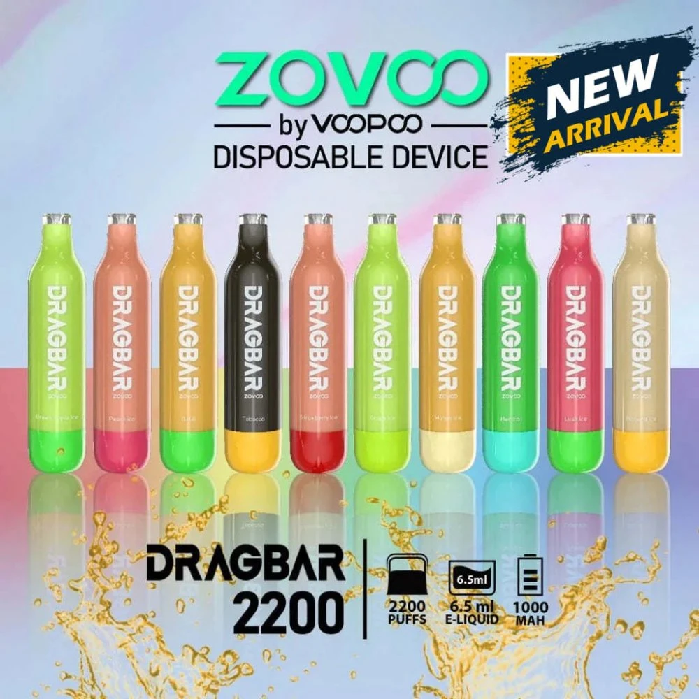 Pod Systems Zovoo Dragbar 5000 Puffs - Simple and Convenient for on-The-Go Vaping