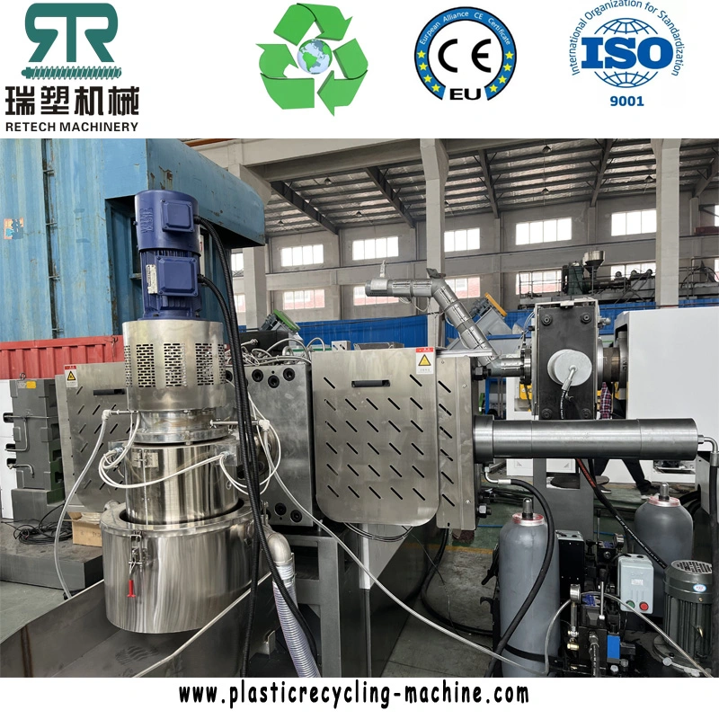 Le plastique PE/PP/PEHD/PEBD/PEBD linéaire/BOPP Film/SAC/sac tissé/non tissées/fibre/Ligne/usine de granulation granulation/recyclage de l'Agglomération/Machine bouletage Compact