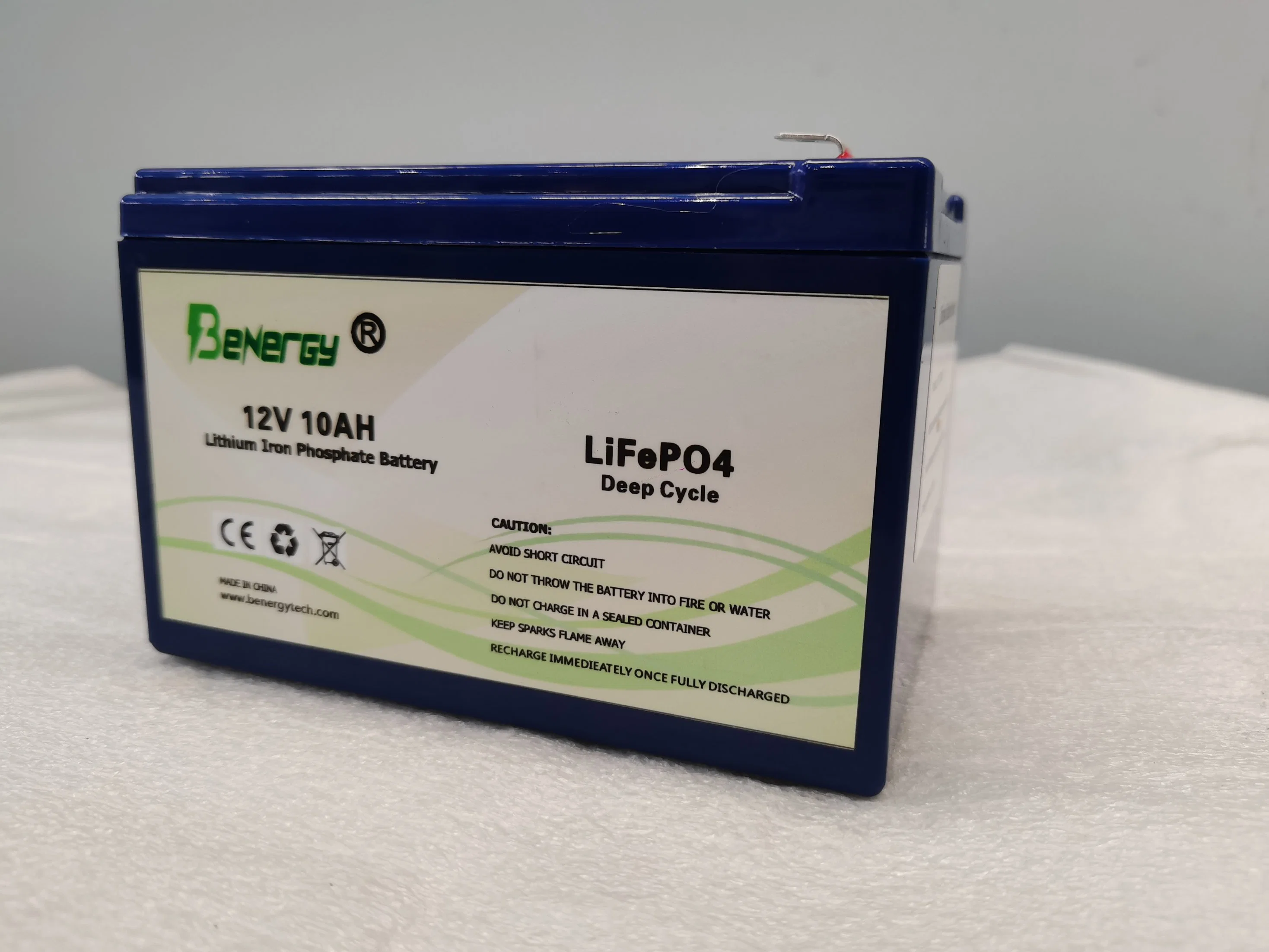 Bateria de iões de lítio LiFePO4 de 12 V e 10 a para pesticidas de armazenamento de energia UPS Pulverizador