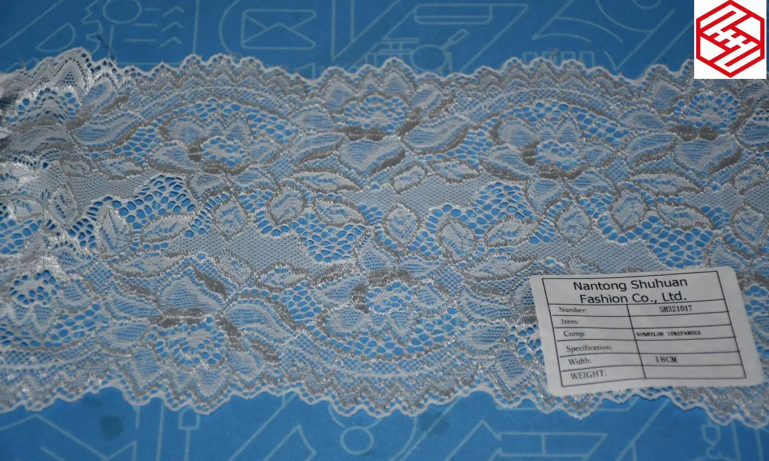 Raschel Lace Fabric Webbing Decoration Lovely Gift Lace Trim