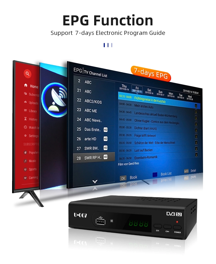 Les nouveaux arrivants nouveau Max Digital Sunplus 1506Récepteur TV Satellite TV HD