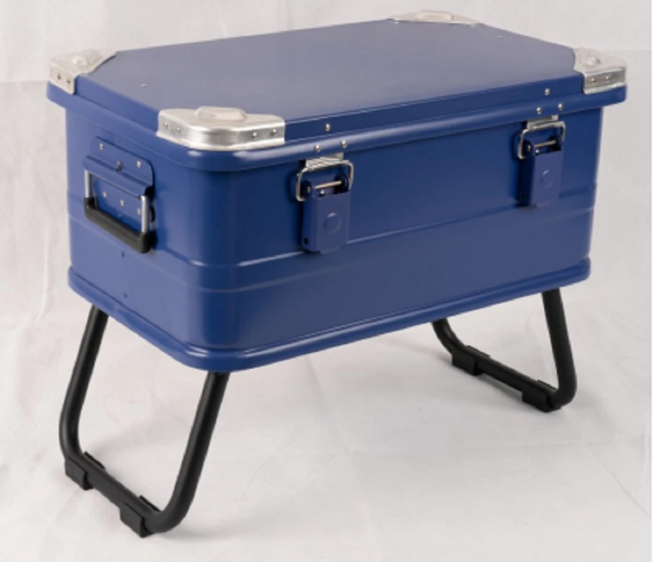 High quality/High cost performance  Aluminum Camping Storage Box with Legs