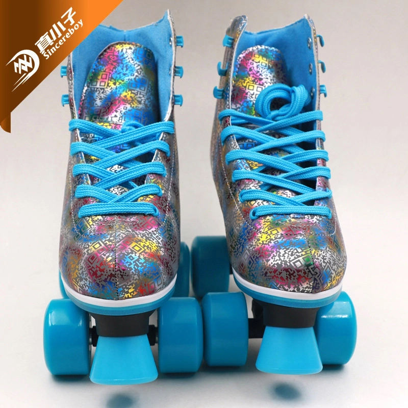 Skating and Aport Shoes for Girl and Boys Simple Wheel Foldable Roller Skates Shoes