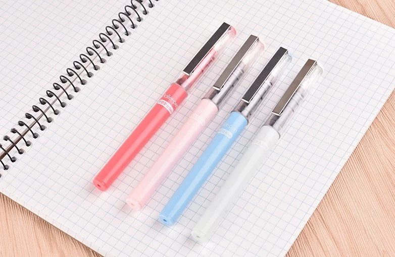 Snowhite Brand Statonery Logo Pen Gel Pen Office Pen for Promotion Assroted Body Color Fine Tip 0.5mm Multi-Size Nibs Available