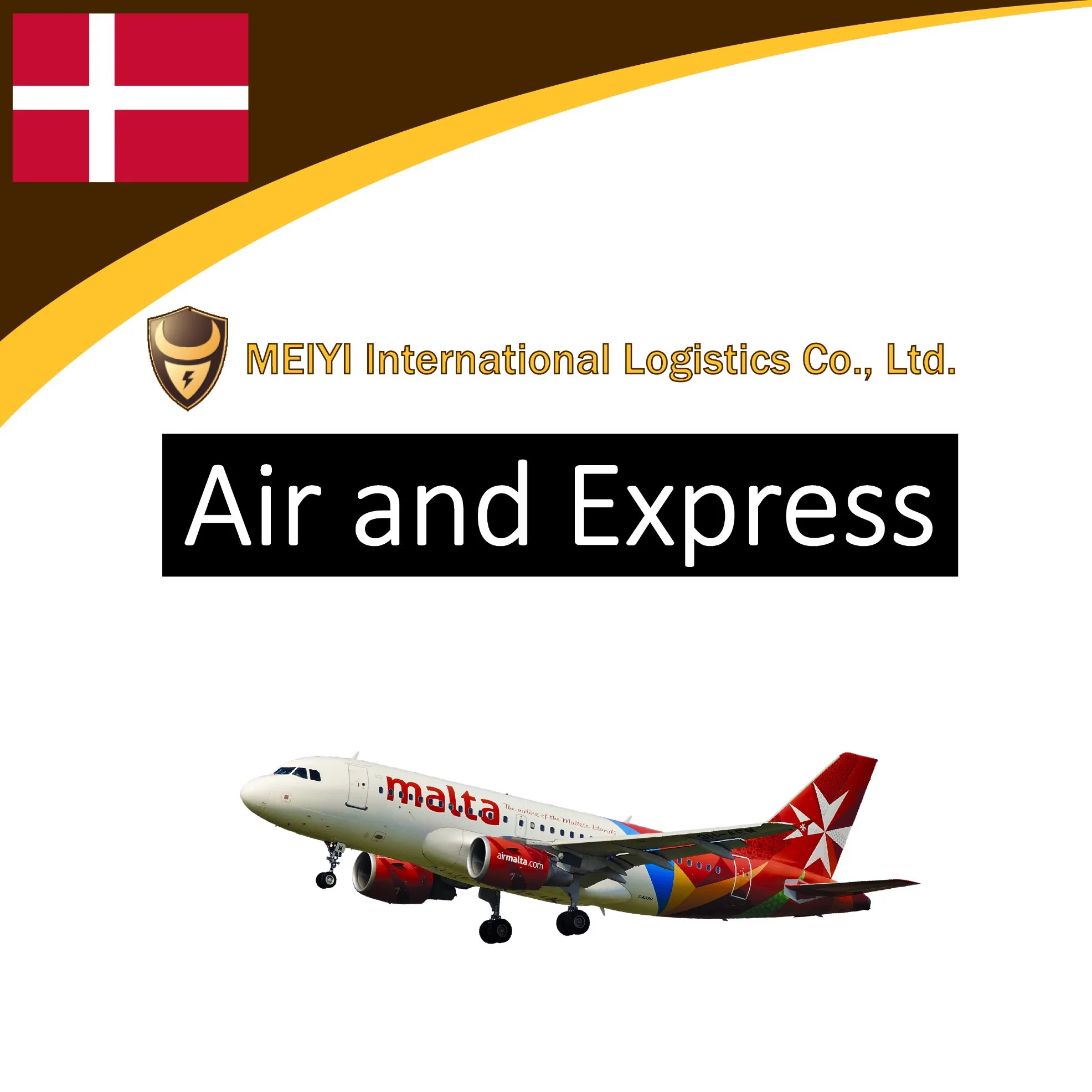 Serviço de transporte marítimo forwarder à Dinamarca international express agente marítimo de carga aérea carga logística freight forwarder