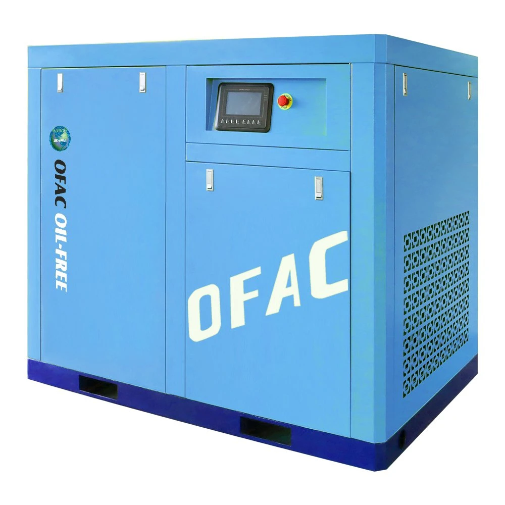 ISO Class 0 Eco-Friendly 200HP 250HP 8bar 10bar Oil-Free Medical Air Compressor