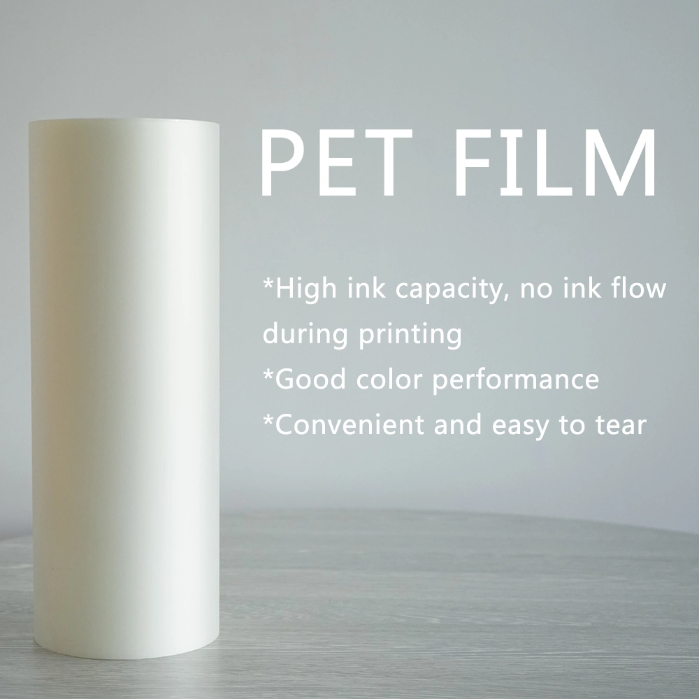 Pet Film Heat Transfer Paper Release Coating Pet Film for High Density Printing Cold Release Matt Finish Chest Print Apparel Printing