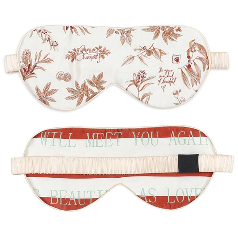 Standard Size Bespoke Printed Silk Sleep Eye Mask