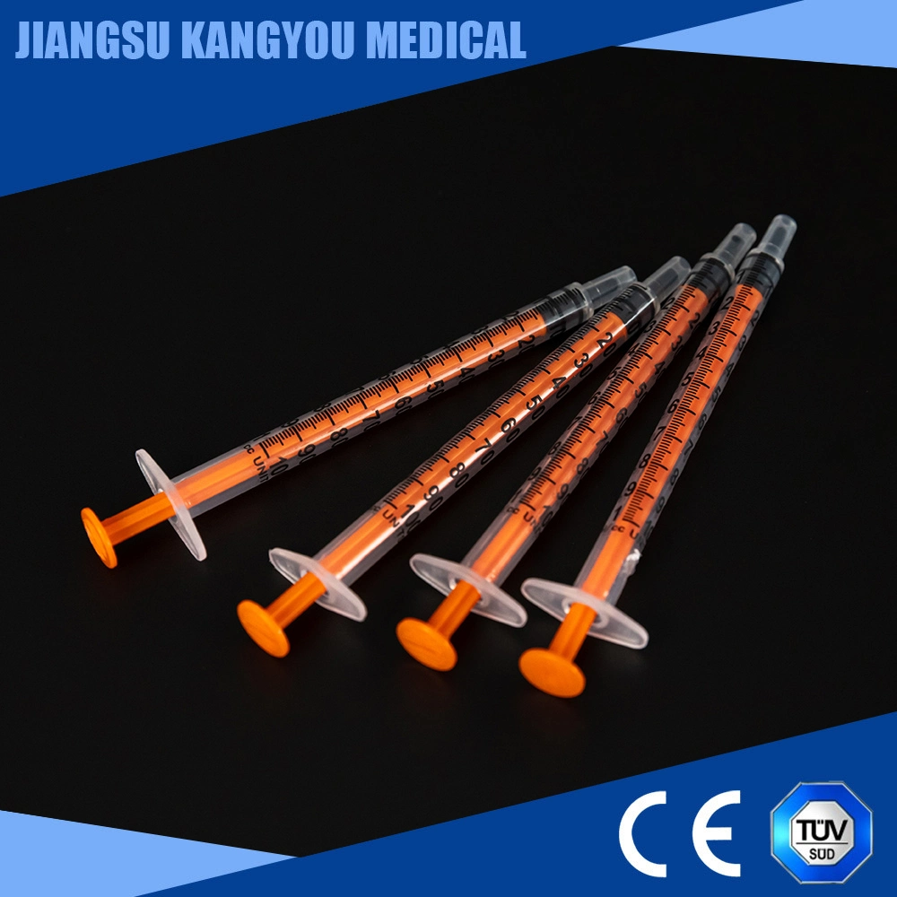 CE Approved Medical Products with Sterilization Plastic Luer Lock Slip Disposable Syringe with Needle