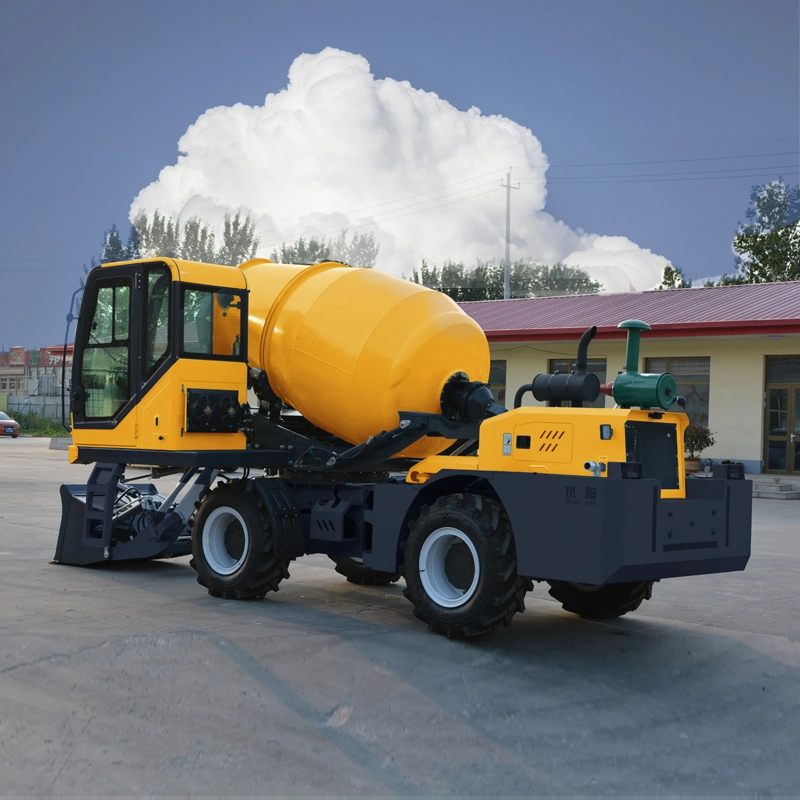 1m3 Self Loading 1 Cubic Meters 1000 Litre Concrete Cement Mixer Machines Price with Lift for Sale