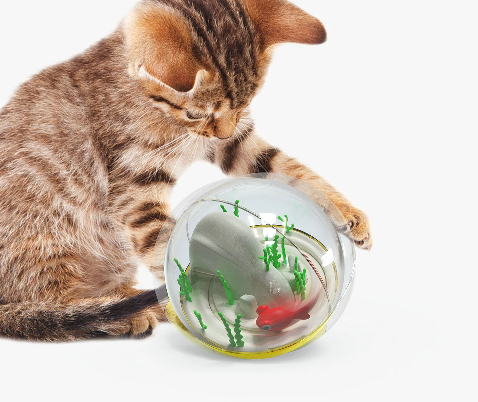 Pet Multifunctional Supplies for Cats Tumbler Electric Fish Ocean Ball Cat Toy Wbb18691