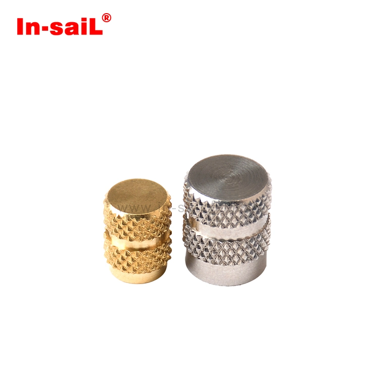 Round Brass Threaded Insert Nut of Plastic Case