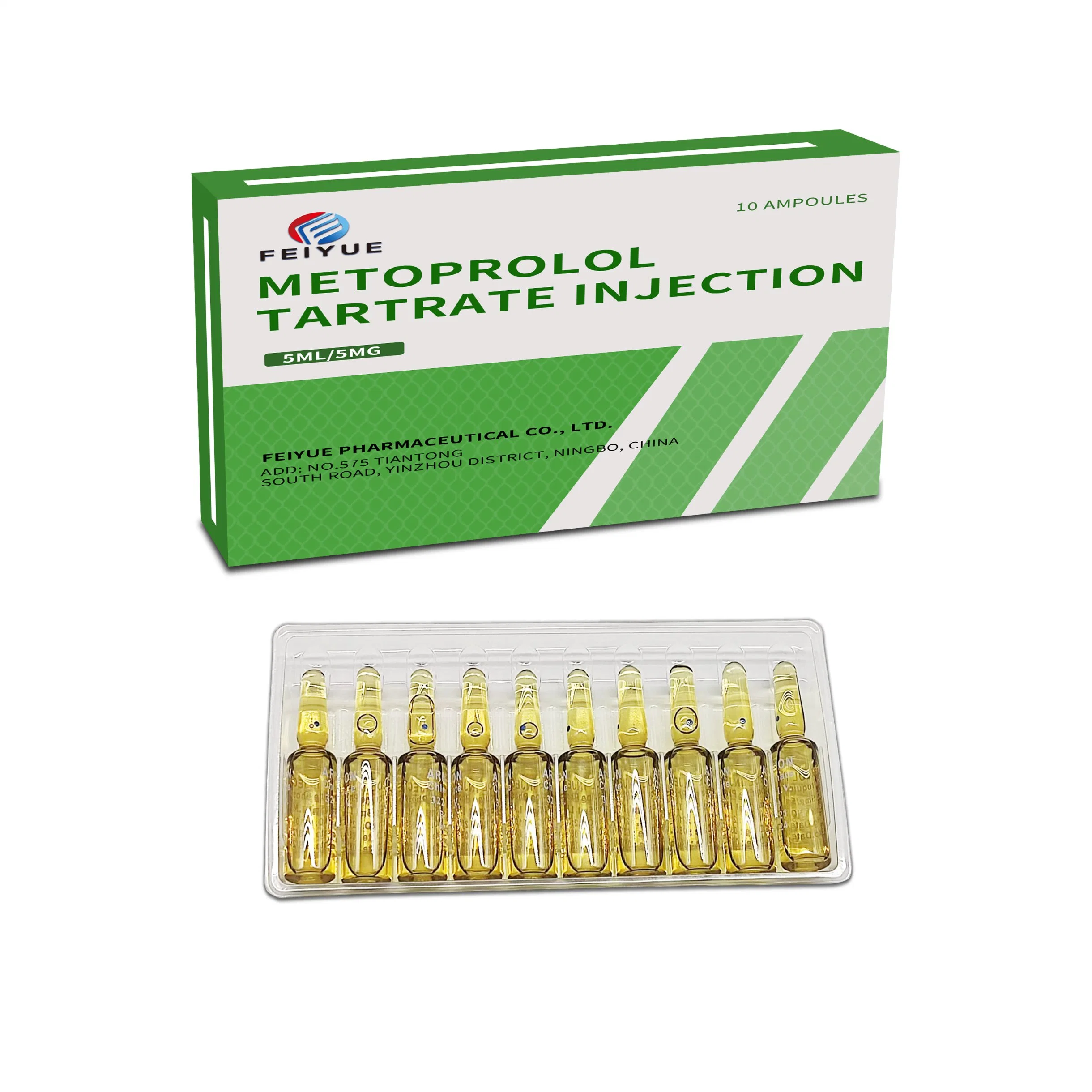 GMP Metoprolol Tartrate Injection 5ml: 5mg