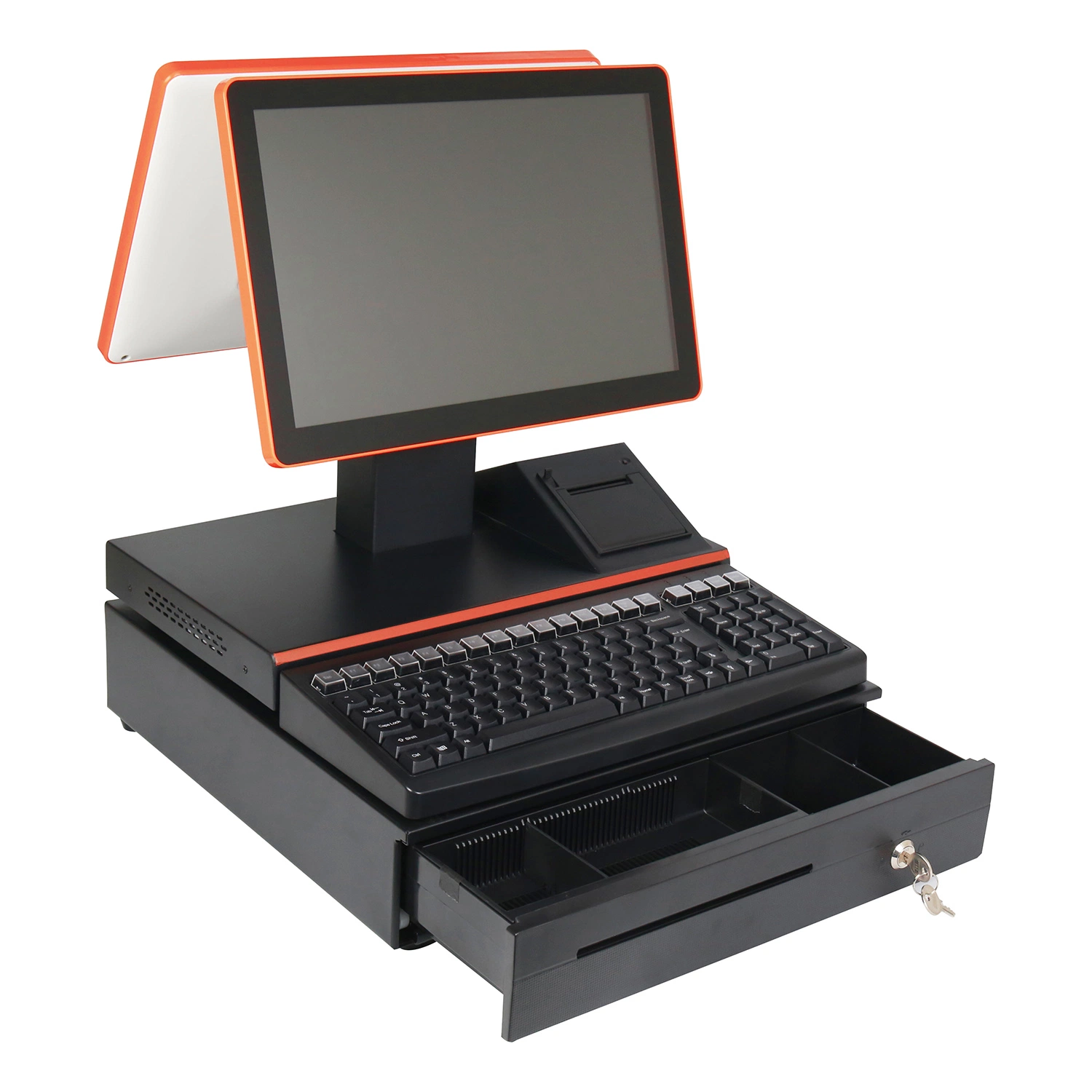 Hot Selling Windows 15.4inch Dual Screen Windows All in One POS System