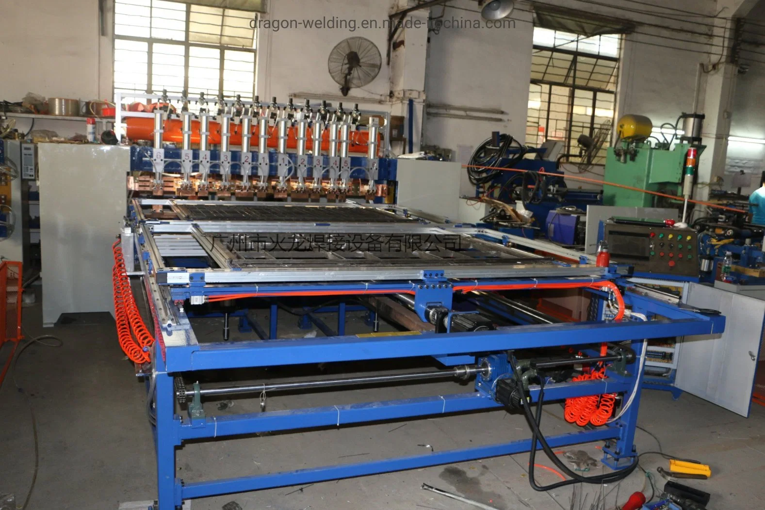 Automatic Security Fence Mesh Welding Machine /PLC Control Automatic Panel Welded Wire Mesh Machine