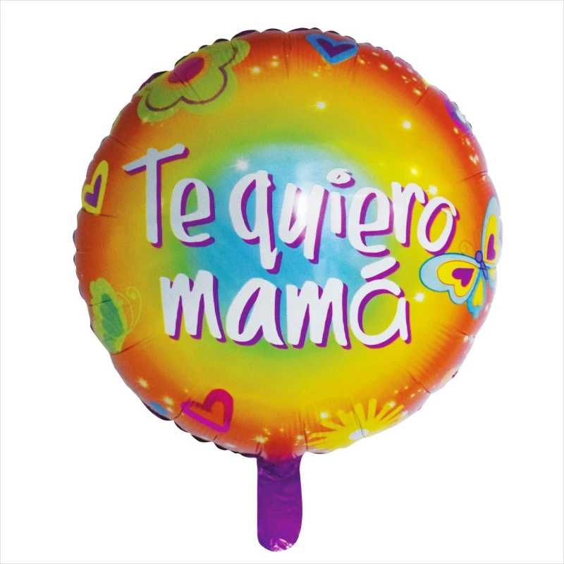 Wholesale Party Supplies Te Quiero Mama Decoration Inflatable Aluminum Foil Balloon