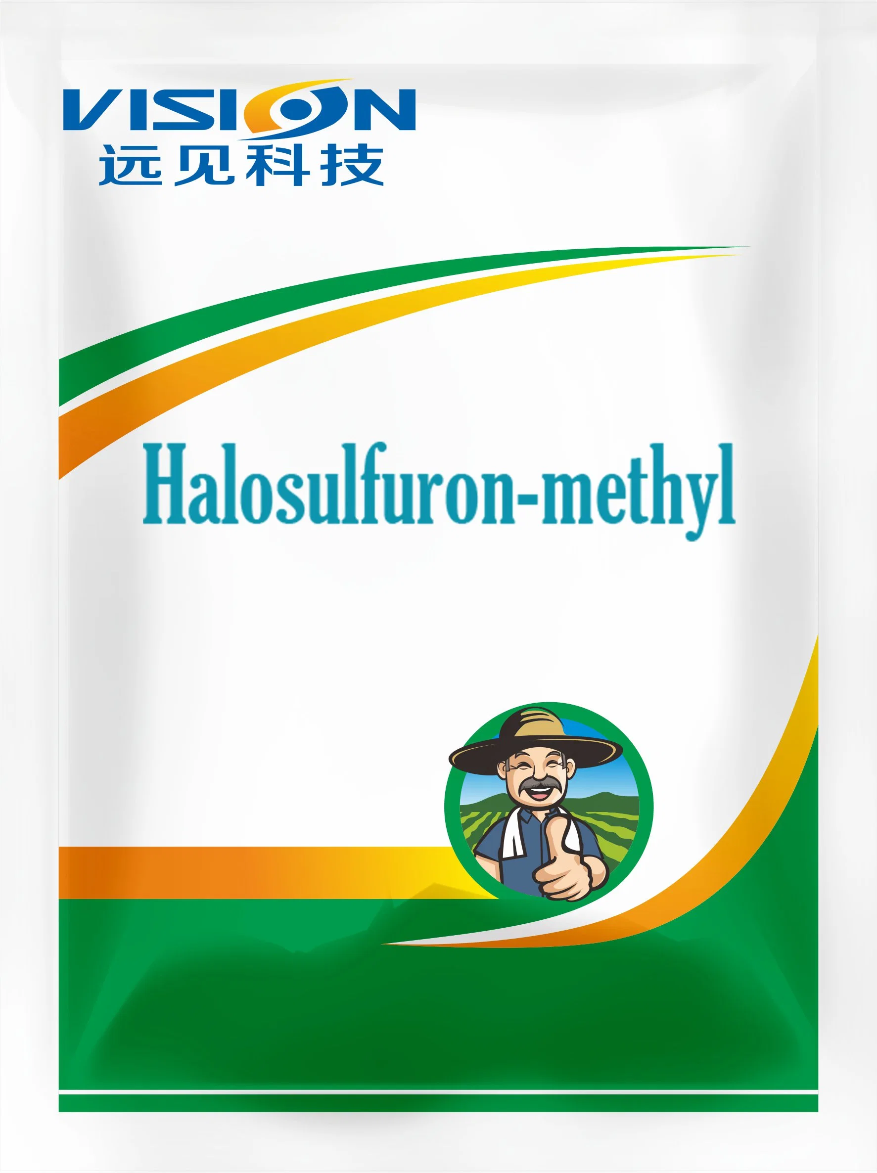 Herbicida de fornecimento Vision Halossulfuron-Methyl 75% herbicida de arroz WDG herbicidas Pyrazossulfuron-ethyl Paddy Para Agricultura