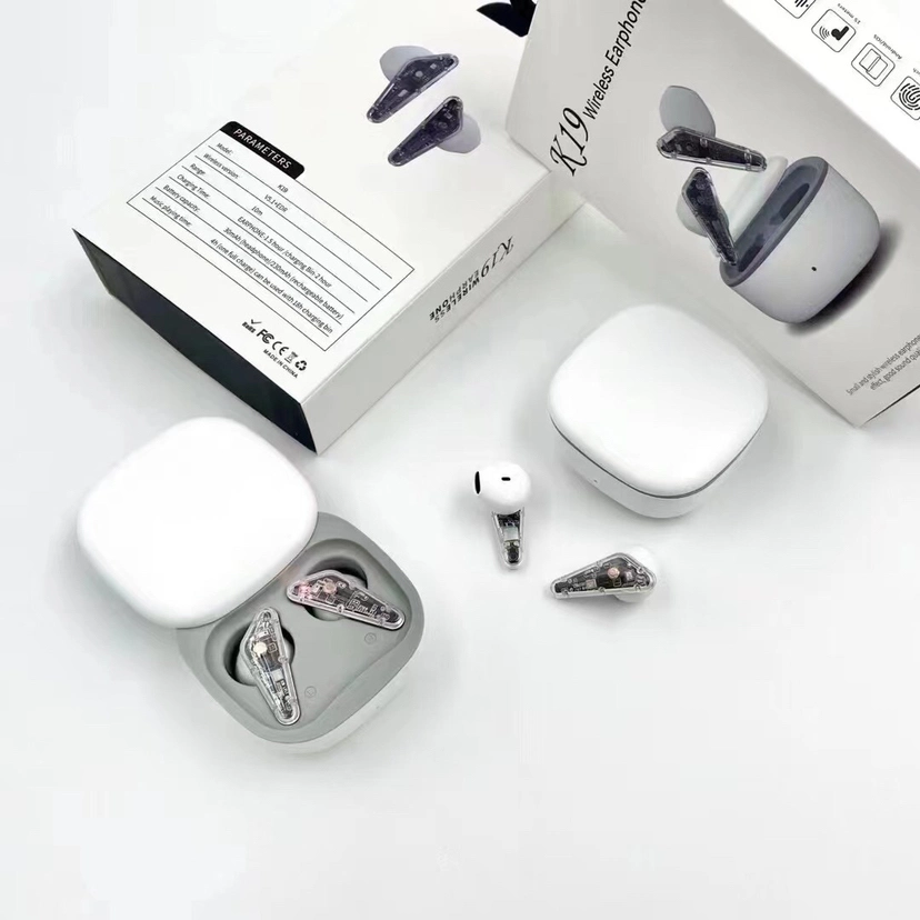 New Arrivals Good Sounds Top Quality Earphone Wireless Earbuds Automatic Pairtws K19 in-Ear Wireless Earphone& Headphones