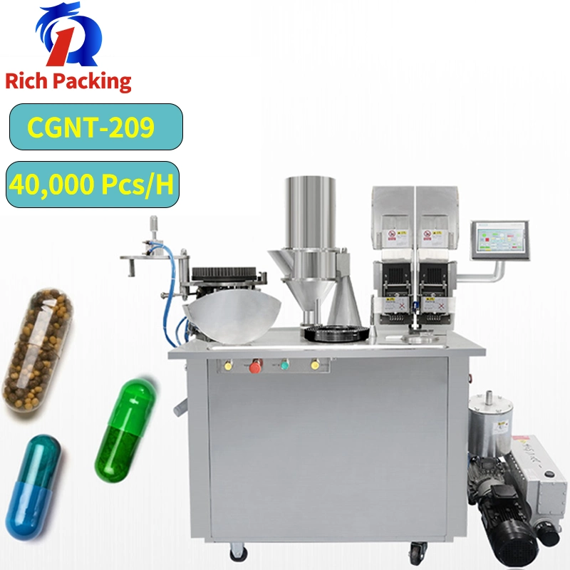 Double Loader Automatic Pharmaceutical Dosator Type Hard Gelatin Capsule Filling Machine