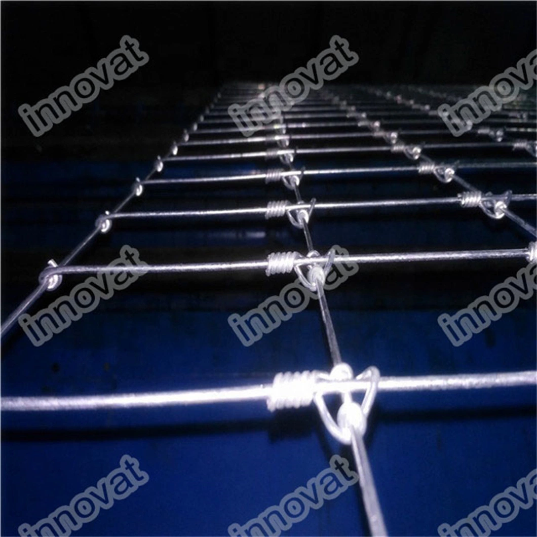 Custom Cattle Net Grassland Fence Twist Knot Net Enclosure Wire Enclosure Orchard Farmland Protection Isolation Galvanized Wire Fence