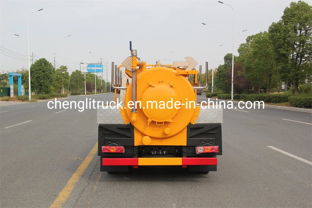 3 Cu. M 4cu. M Forland Small Vacuum Truck with Pn45D Jroup Vacuum Pump