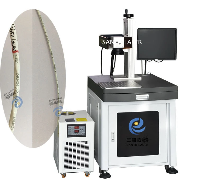 UV Fly Laser Machine for Bag Date and Serial Number Marking Printin