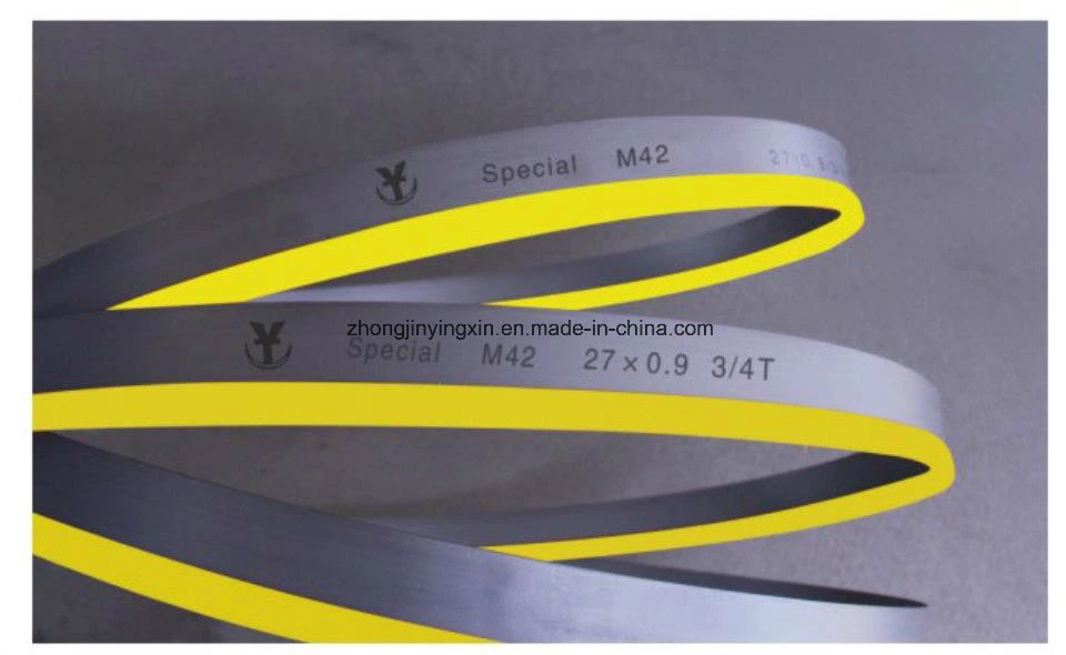 High quality/High cost performance  M42 Stainless Steel Cutting 27X0.9X4/6t Band Saw Blade