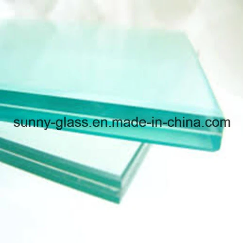 6.38mm 8.38mm Clear Tempered Laminated Glass