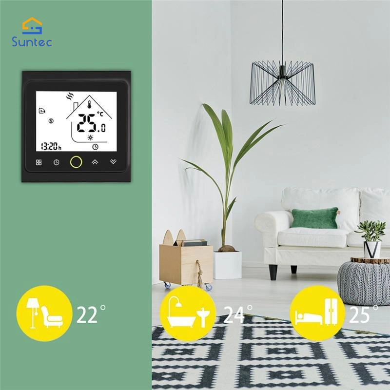 Hot Selling Wi-Fi Touch Screen Smart Room Thermostat Smart Google Alexa Home